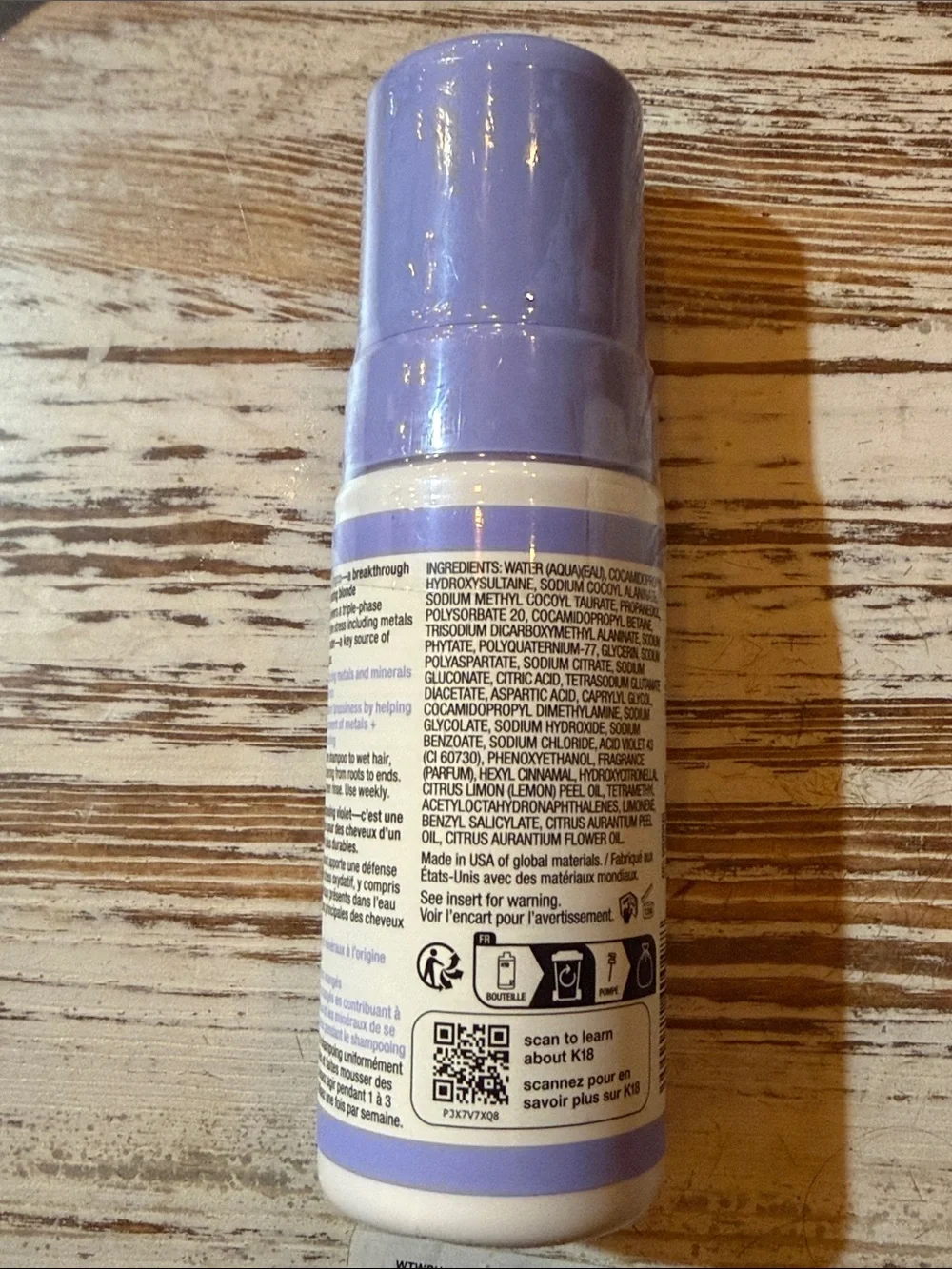 K18 Triple Bright Purple Shampoo